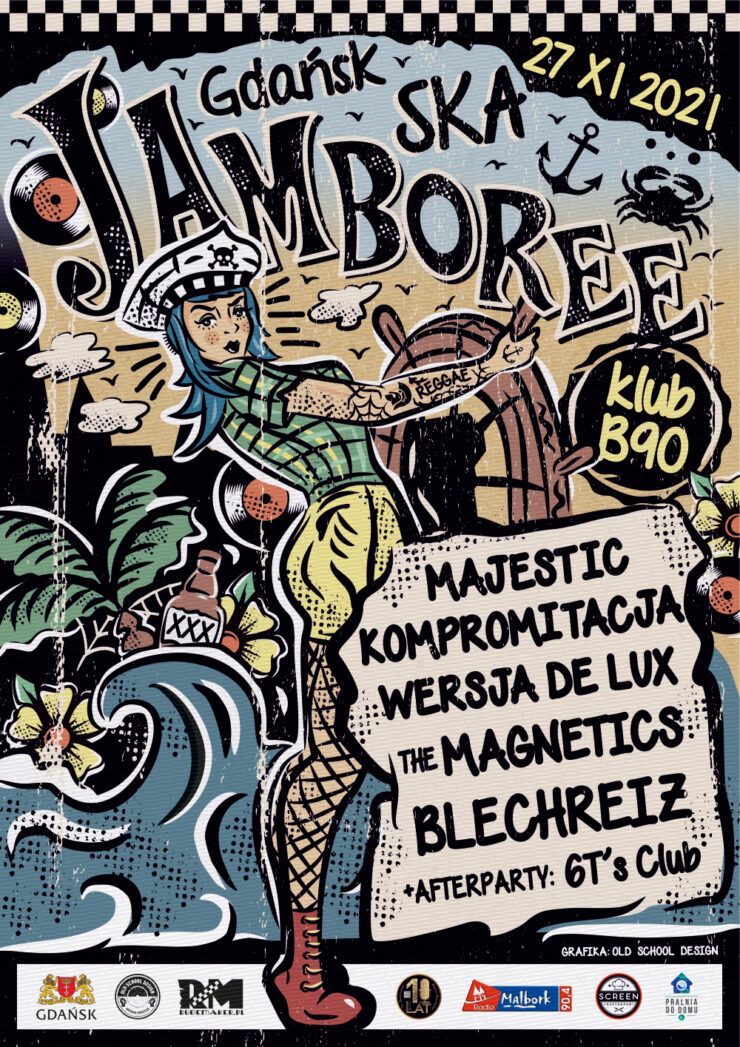 Plakat festiwalu Gdańsk Ska Jamboree
