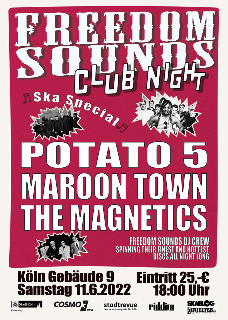 Freedom Sounds Club Night poster